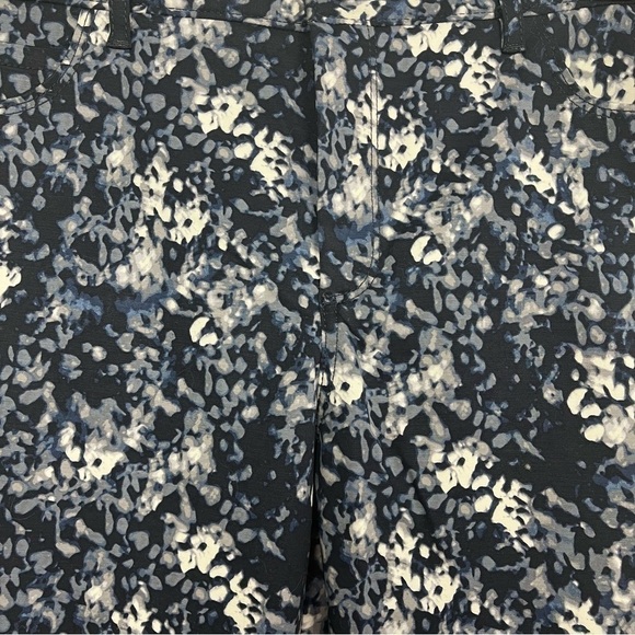NWT - Club Monaco | Anisa Mid Rise Abstract Watercolor Print Pants  Size 8 - Picture 4 of 8
